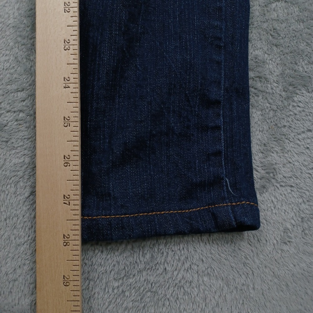 Vintage Guess Jeans Womens 26 Blue Denim Low Rise Skinny Y2K Preppy - Picture 7 of 8